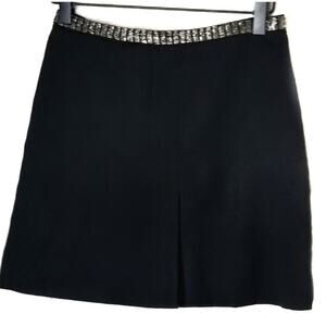 H&M | Beaded High Waist Mini Skirt